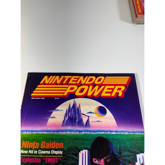 Nintendo Power Volume #5 March/April 1989 Ninja Gaiden Strider Poster & Inserts - Picture 2 of 7
